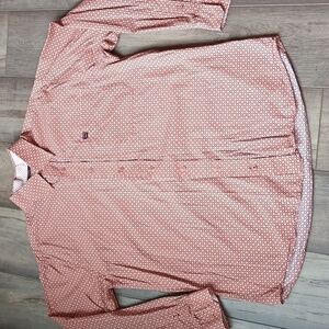 Cinch  Western Rodeo Pink/Black Button Down Shirt